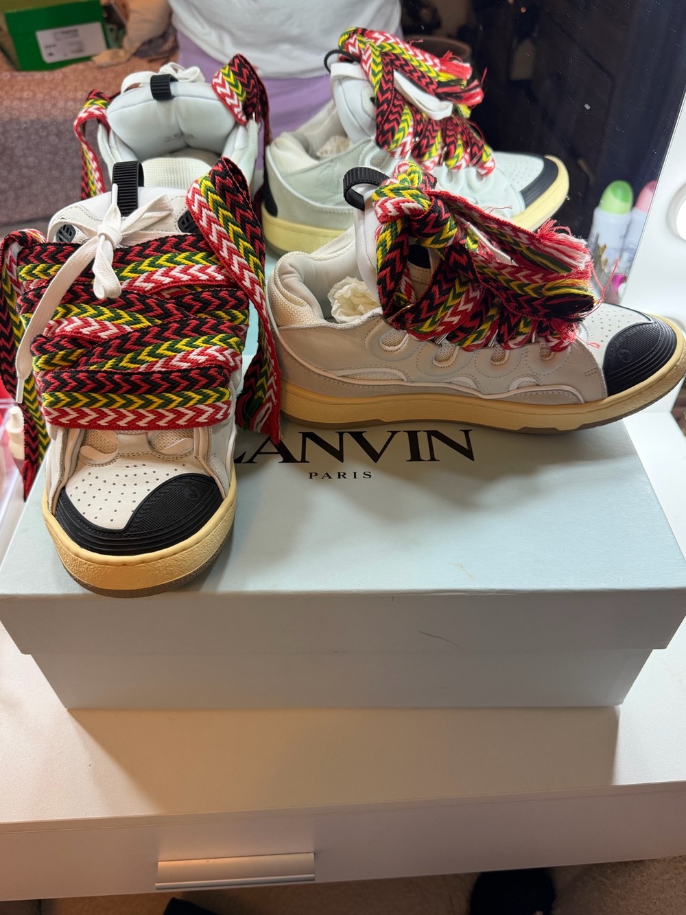 Lanvin Curb Sneakers